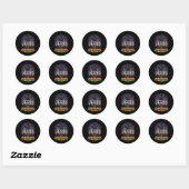 Vierkantswortel 4489 Grappige Halloween Meme 67 Wi Ronde Sticker (Vel)