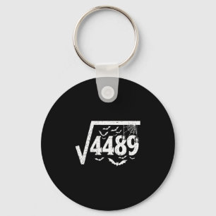 Vierkantswortel 4489 Grappige Halloween-meme 67 Wi Sleutelhanger
