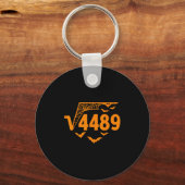 Vierkantswortel 4489 Grappige Halloween Meme 67 Wi Sleutelhanger (Voorkant)