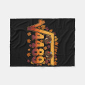 Vierkantswortel 4489 Grappige Thanksgiving Meme 67 Fleece Deken (Voorkant (Horizontaal))