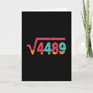 Vierkantswortel 4489 Slang Wiskunde Docent Zes Zev Kaart