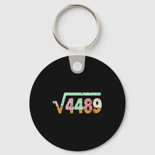 Vierkantswortel 4489 Slang Wiskundeleraar Zes Zeve Sleutelhanger