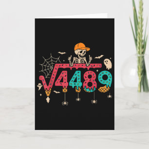 Vierkantswortel 4489 Wiskundeleraar Grappig 67 Mem Kaart