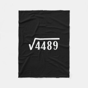 Vierkantswortel 67 Jaar Oude Cadeau Grappige Leraa Fleece Deken