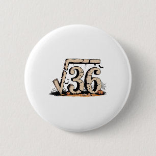 Vierkantswortel 67 Meme 6 7 Gen Alpha Halloween Ze Ronde Button 5,7 Cm