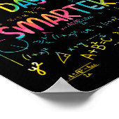 Vierkantswortel van 10000 Wiskunde 100 dagen slimm Poster (Hoek)