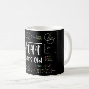 Vierkantswortel van 144 12e Verjaardag 12 Jaar Oud Koffiemok