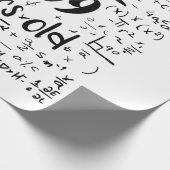 Vierkantswortel van 169 - 13e dag 13 jaar oude Wis Cadeaupapier (Hoek)