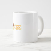 Vierkantswortel van 4489 koffiemok grote koffiekop (Voorkant rechts)