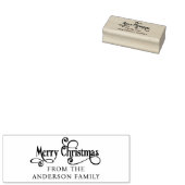 Vierkerst Klantspecifieke Rubber Stempel (Gestempeld)