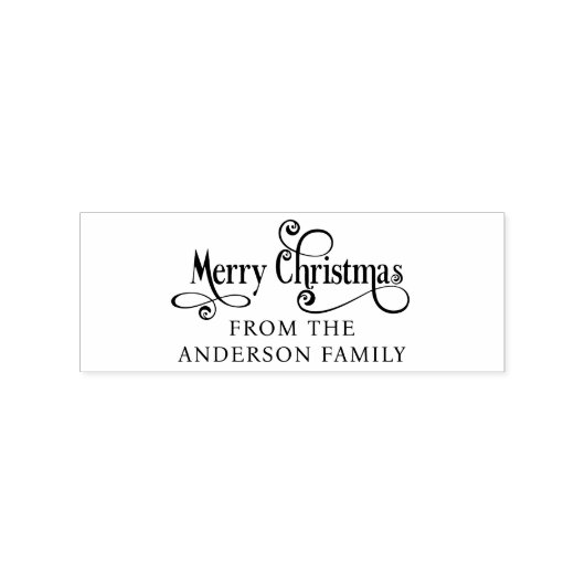 Vierkerst Klantspecifieke Rubber Stempel (Afrduk)