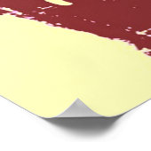 Vierkleurige Pop Art Olifanten Retro Stijl Poster (Hoek)