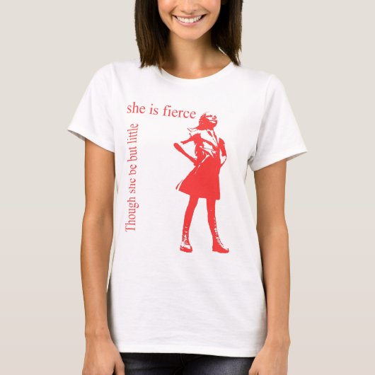 Vierloze meisje T-shirt voor dames (Voorkant)