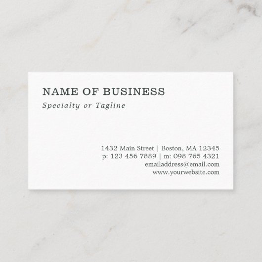 Viernaalden Visitekaartje (Achterkant)