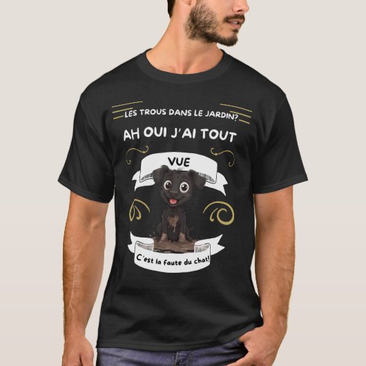 Vierpotige avonturenhond t-shirt (Voorkant)