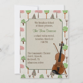 Vierseizoensuitnodiging voor de behandeling van al kaart