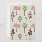 Vierseizoensuitnodiging voor de behandeling van al kaart (Achterkant)