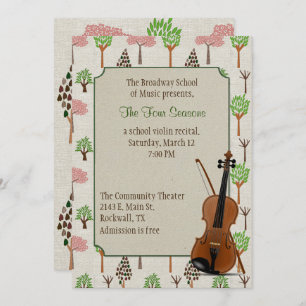 Vierseizoensuitnodiging voor de behandeling van al kaart