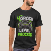 Vierste graad onvergrendeld spel in vierde graad t t-shirt (Voorkant)