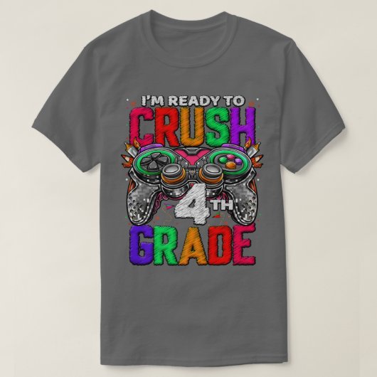 Vierste graad onvergrendeld spel in vierde graad t t-shirt (Design voorkant)