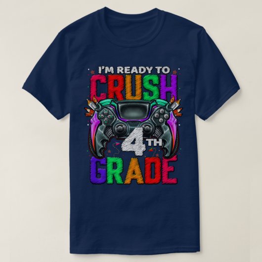 Vierste graad onvergrendeld spel in vierde graad t t-shirt (Design voorkant)