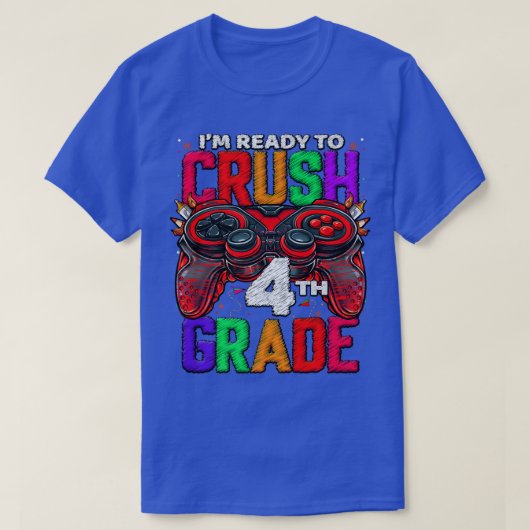 Vierste graad onvergrendeld spel in vierde graad t t-shirt (Design voorkant)