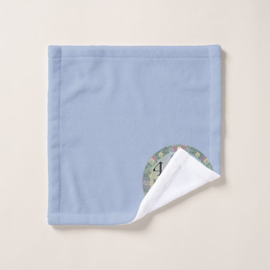 Vierste Jubileum Floral Towel Bad Handdoek (Wasdoekje)