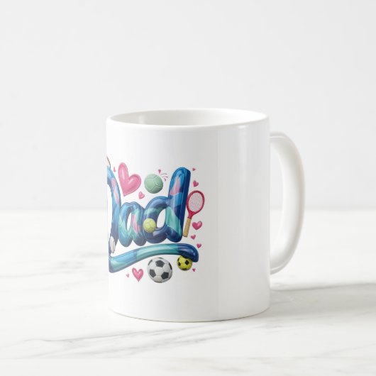 Viert het vaderschap. koffiemok (Voorkant rechts)