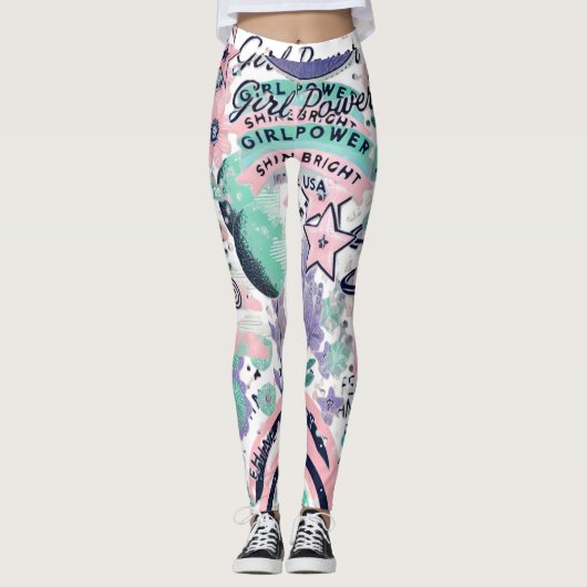 viert kracht leggings (Voorkant)