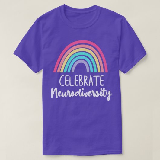 viert neurodiversiteit10 t-shirt (Design voorkant)