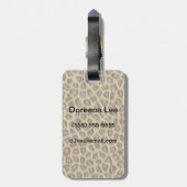 Viertextuur Bagagelabel (Achterkant verticaal)