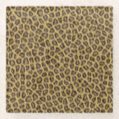 Viertextuur Glazen Onderzetter (Voorkant)