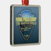 Viervoudige lading (pijlpunt) metalen ornament (Rechts)