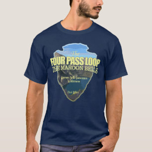 Viervoudige lijn (pijlpunt) t-shirt
