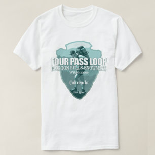 Viervoudige lijn (pijlpunt T) T-shirt