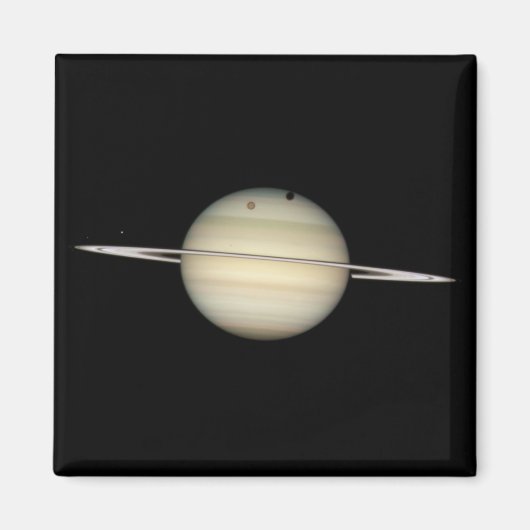 Viervoudige Saturnus-maan-transit Magneet (Voorkant)