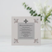 Viervoudige Uitnodiging (Staand voorkant)