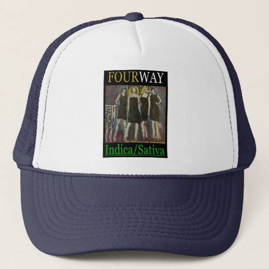 VIERWEG INDICA SATIVA TRUCKER PET (Voorkant)
