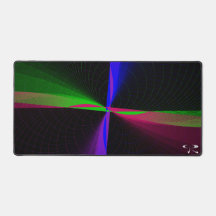 vierwegs geometrische golf Muismat mat