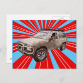 vierwielaandrijving briefkaart (Voorkant / Achterkant)