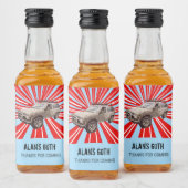 vierwielaandrijving likeurfles etiket (Flessen)