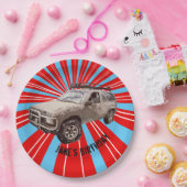 vierwielaandrijving papieren bordje (Feest)