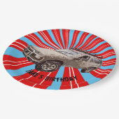 vierwielaandrijving papieren bordje (Gekanteld)