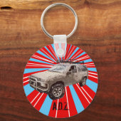 vierwielaandrijving sleutelhanger (Voorkant)