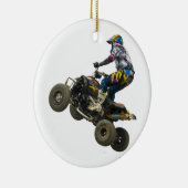 vierwielige fiets keramisch ornament (Rechts)