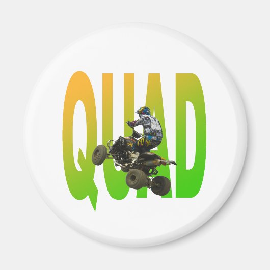 vierwielige fiets magneet (Voorkant)