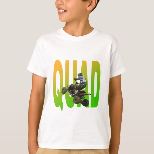 vierwielige fiets t-shirt (Voorkant)