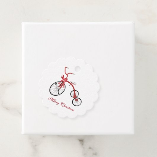 vierwieltjes voor kerstmis bedankjes labels (In situ)