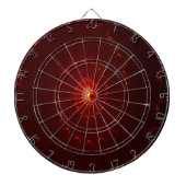 Viery Red Sparkle Swirl Gradient Dartbord (Voorkant)