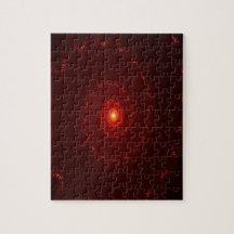 Viery Red Sparkle Swirl Gradient